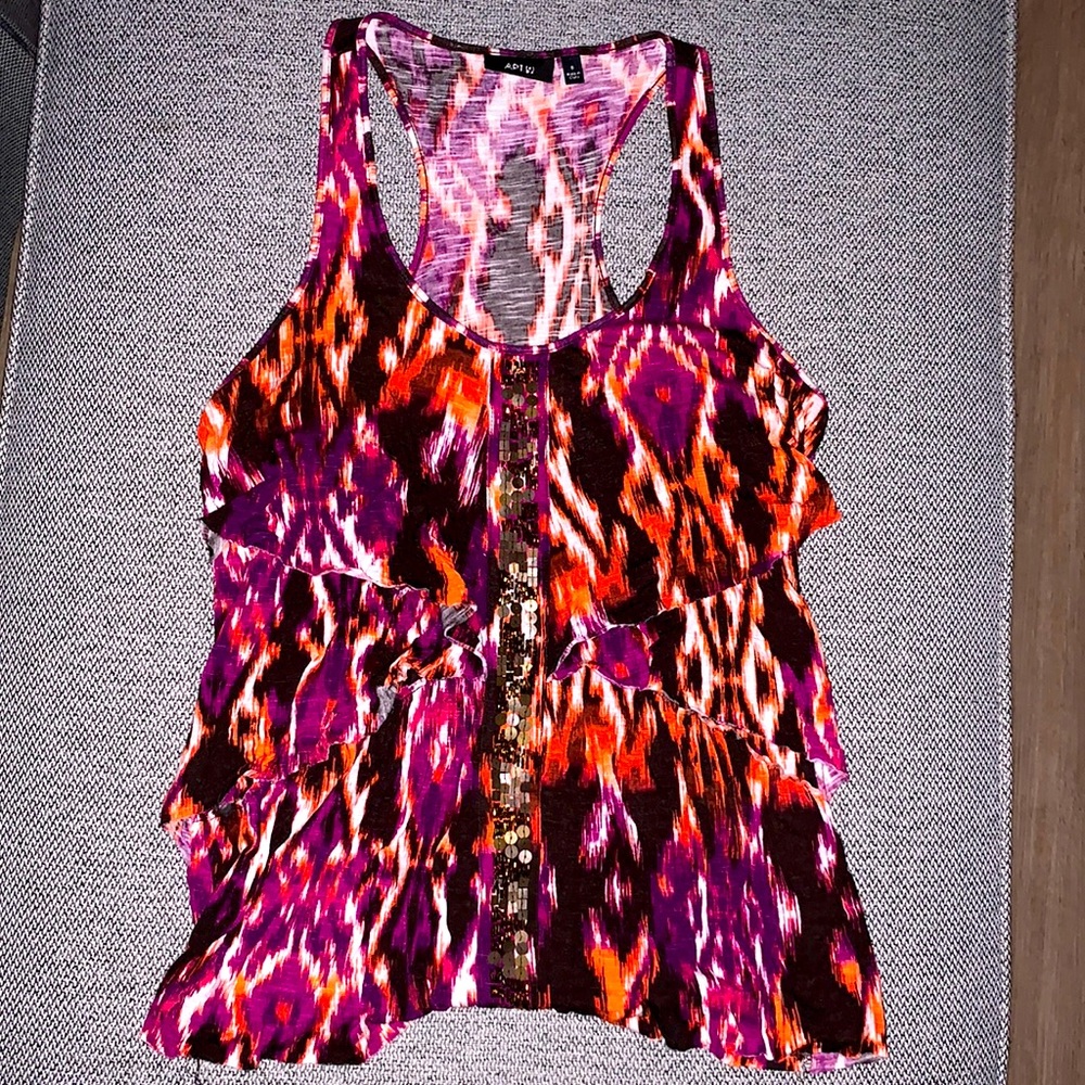 Apt. 9 layered racerback tank
